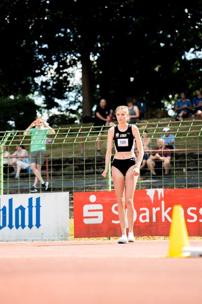 Imke Onnen (Hannover 96) im Hochsprung am 03.07.2022 waehrend den NLV+BLV Leichtathletik-Landesmeisterschaften im Jahnstadion in Goettingen (Tag 1)